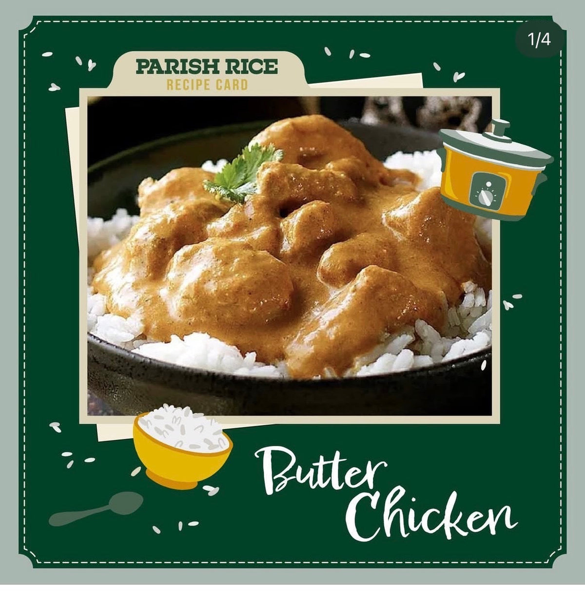 Parish rice recipe for butter chicken