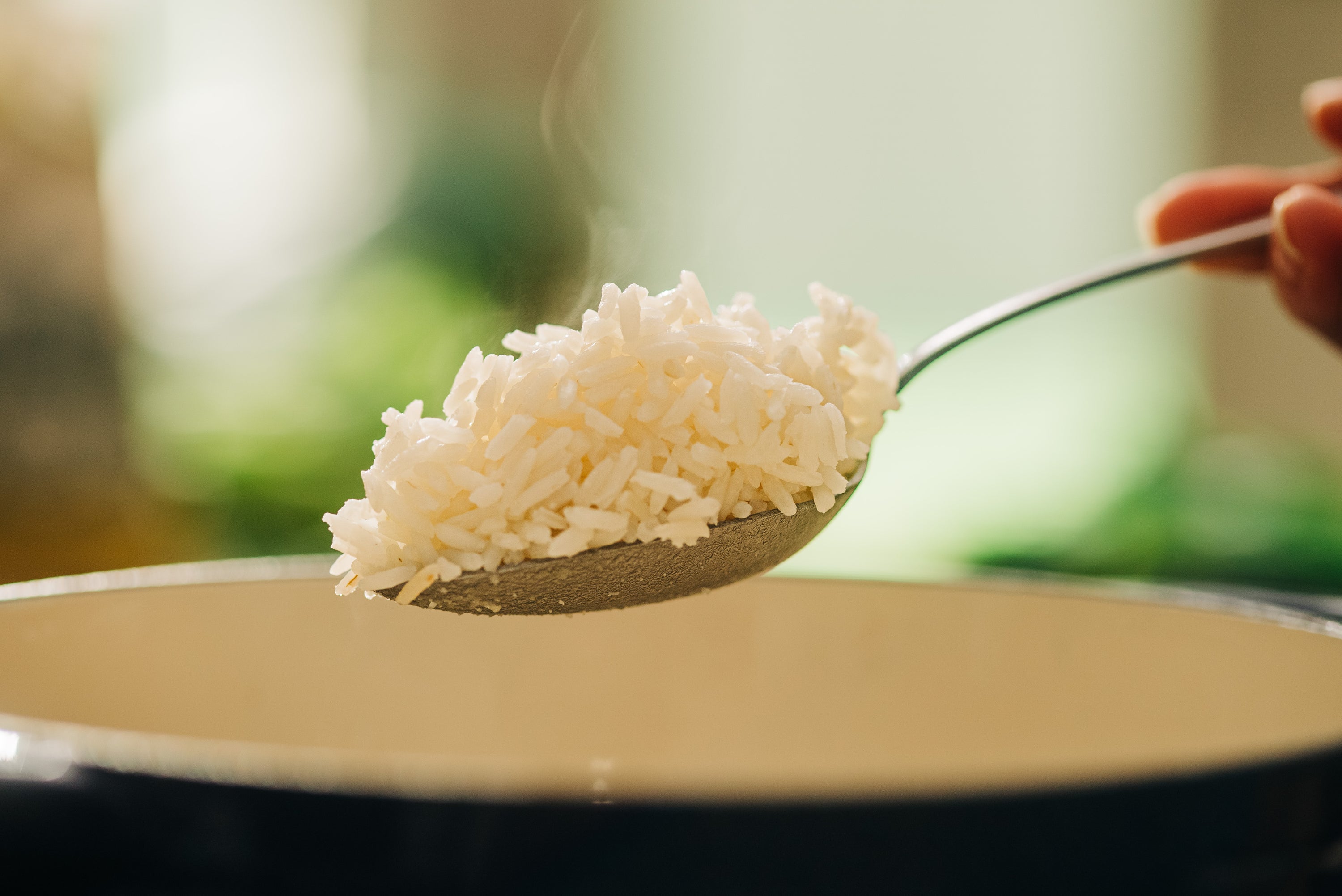 Low glycemic Parish Rice served in meal