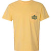 Parish Rice yellow t-shirt with Cook Some Rice print
